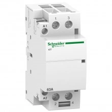 Schneider Electric A9C20862, модульный контактор iCT 63 А, 2НО, 220/240 В AC