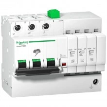 A9L16293 SE ACTI 9 УЗИП СО встроенной защитой IQUICK IQUICK PRD 3П 40кА с картриджами