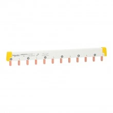 Schneider Electric Acti 9 A9XPH212 шина гребенчатая, 2 полюса, 12 модулей, 100 А, разрезаемая, белый (RAL 9003)