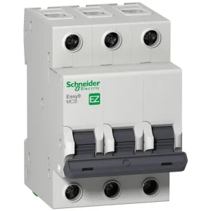 Schneider Electric Easy9 EZ9F34340 (3 полюса, 40 А, характеристика C, 4,5 кА) (ШНАЙДЕР) Schneider Electric Easy9 EZ9F34340 (3 полюса, 40 А, характеристика C, 4,5 кА) (ШНАЙДЕР)
