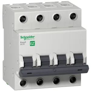 EZ9F34440 Автоматический выключатель Schneider Electric Easy9, 4 полюса, 40A, тип C, 4,5kA (ШНАЙДЕР) EZ9F34440 Автоматический выключатель Schneider Electric Easy9, 4 полюса, 40A, тип C, 4,5kA (ШНАЙДЕР)
