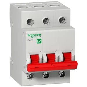 Schneider Electric Easy9 EZ9S16363 Рубильник модульный, 3P, 63 А (ШНАЙДЕР) Schneider Electric Easy9 EZ9S16363 Рубильник модульный, 3P, 63 А (ШНАЙДЕР)