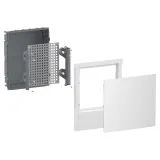 Schneider Electric MINI PRAGMA MIP212FU - встраиваемый мультимедийный щит, 2 ряда по 12 модулей