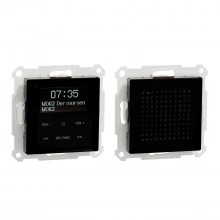 MTN4375-0303 SE MERTEN SM цифровое радио динамик и радиоблок, черный