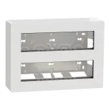 Schneider Electric UNICA SYSTEM+ NU121020 блок открытой установки 2 x 5, антибактериальный