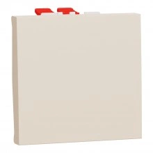 NU320544 Выключатель на 2 модуля перекрёстный Schneider Electric Unica Modular, на клеммах, бежевый