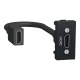 Schneider Electric NU343054 Розетка HDMI, 1 модуль, антрацит