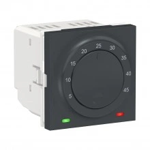 NU350354 SE UNICA MODULAR термостат теплого пола, 10А, выносной термодатчик, антрацит