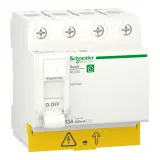 Schneider Electric Resi9 УЗО Schneider Electric R9R52463 (4 полюса, 63 A, 100 мА, тип AC, электромеханическое), ширина 4 DIN-модуля