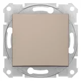 SDN0400168 Выключатель одноклавишный проходной Schneider Electric Sedna, на винтах, титан