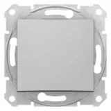 SDN0500160 Выключатель одноклавишный перекрёстный Schneider Electric Sedna, на винтах, алюминий